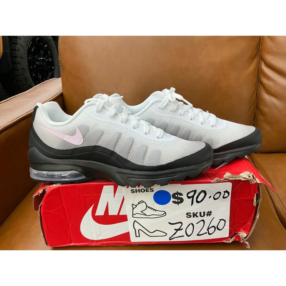 Nike Air Max Invigor Womens 8.5 White Pink Black Running Shoes - Picture 7 of 10
